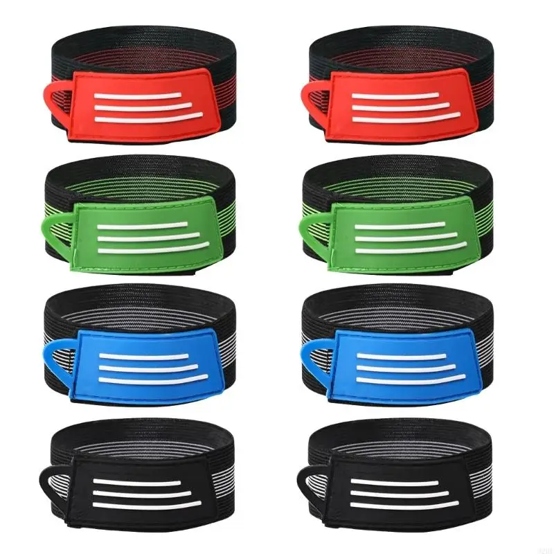 

J2HE 8Pcs Bike Ankle Leg Bind Bandage Trousers Pant Bands Clips Strap Outdoor Cycling