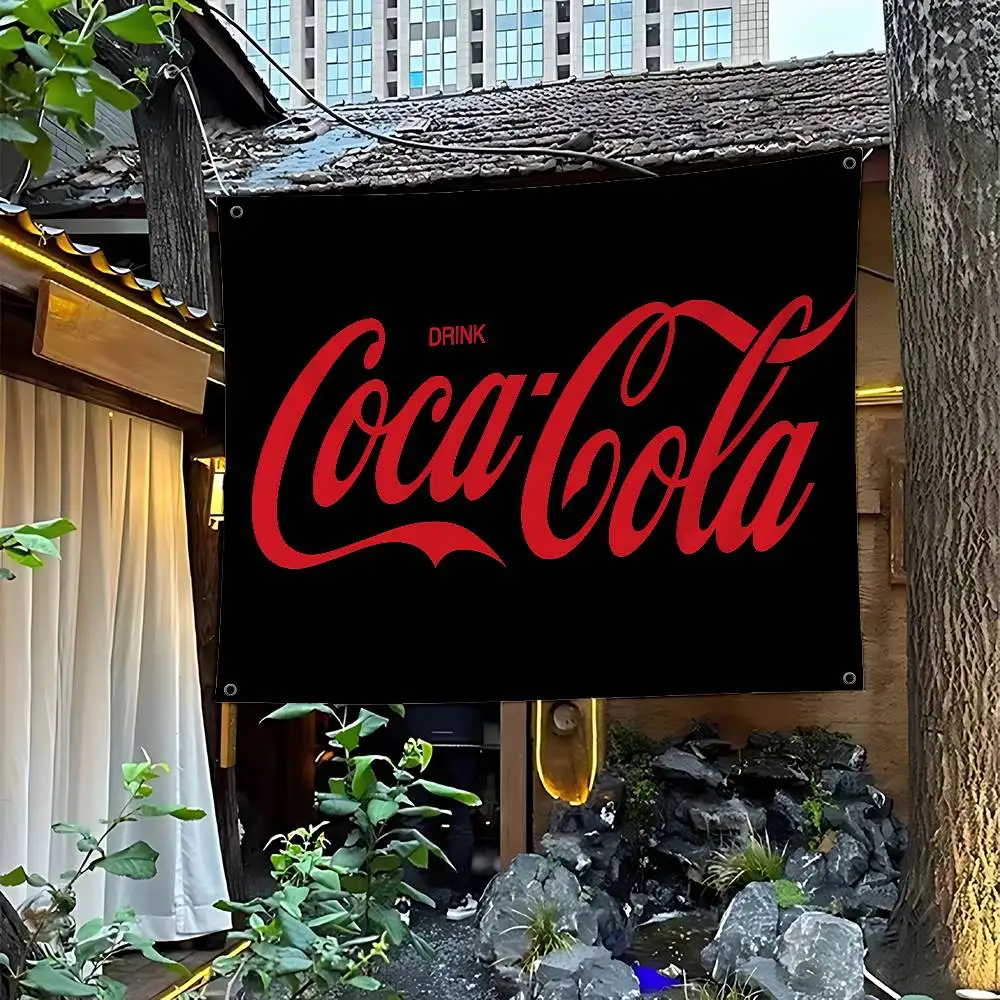 

C-Coca-Cola Advanced Printing Commercial Advertising Flag Company Party Banner