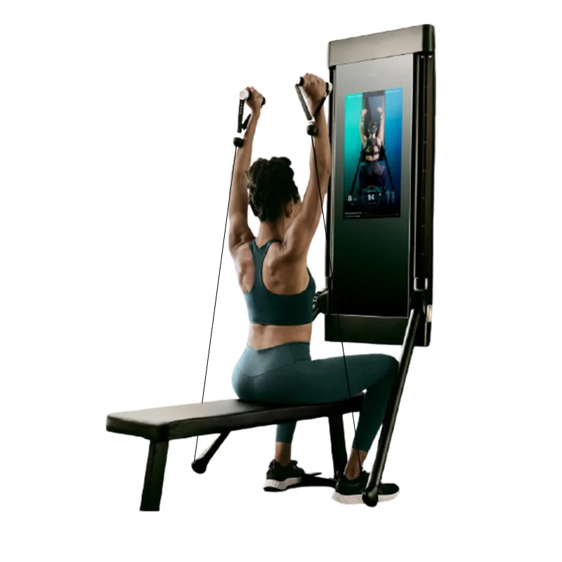 Metafit Smart Mirror Interactive Android Machine Dual Arm Touch Screen Mirror Interactive Home Workout Fitness Mirror