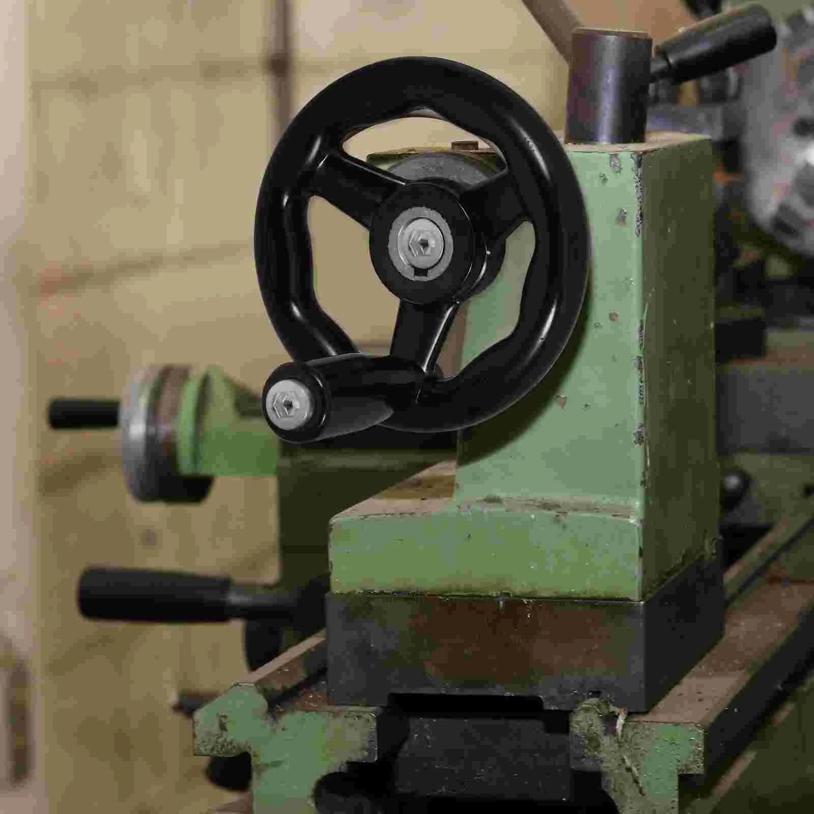 Machine Tool Rotary Handle Three Spoke Crank Revolving Wheel Handles Lathe Accessory Bakelite