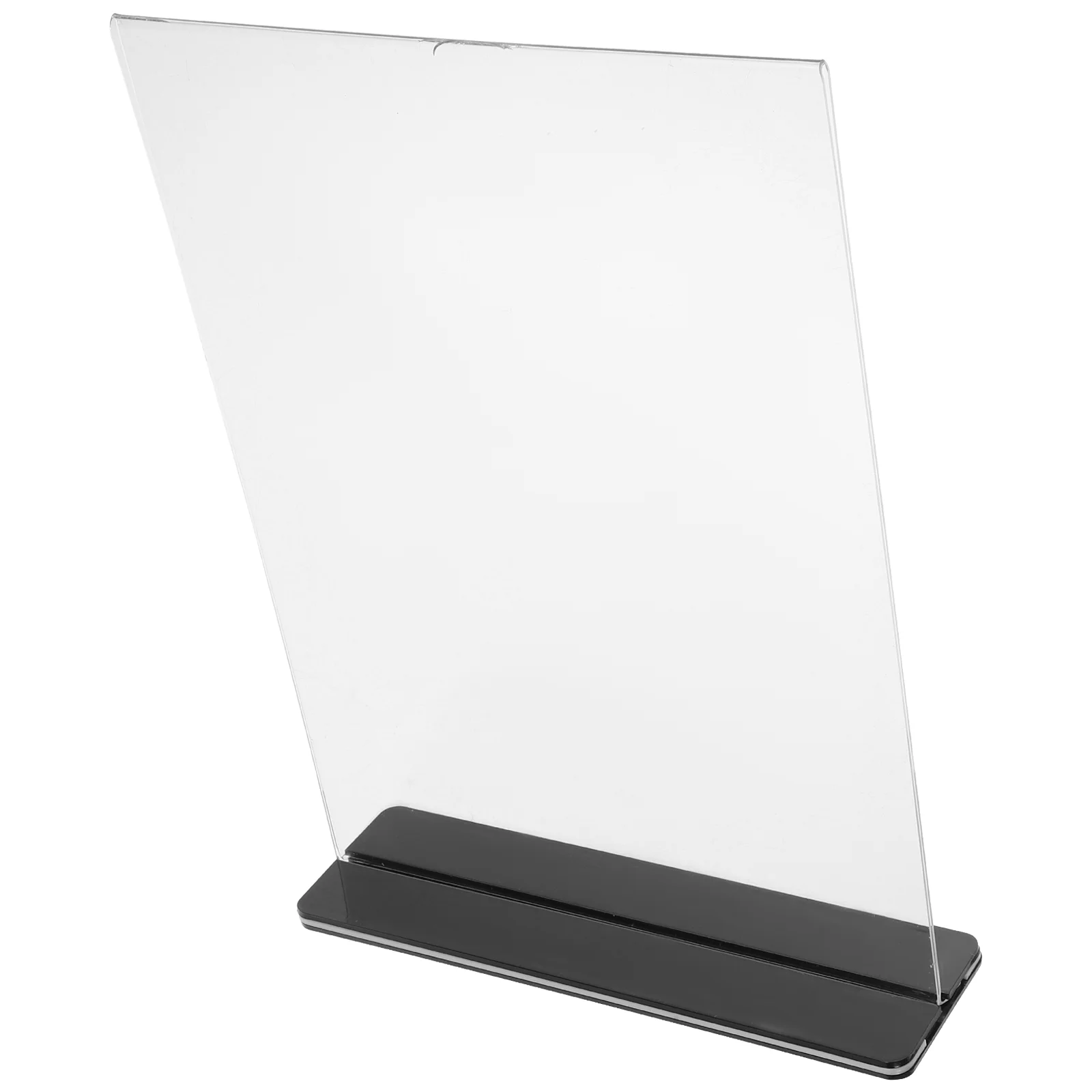 Logo Display Stand Acrylic Sign Holder Stands for Label Menu Rack Tabletop Restaurant Show
