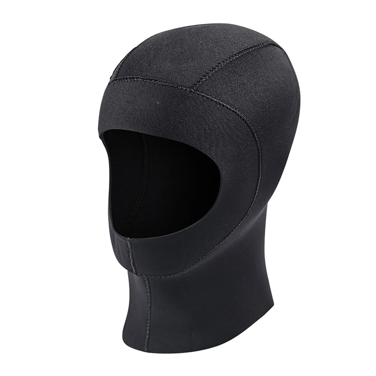 

Diving Hood Wetsuit Hat Keep Warm Full Face Mask Adult Black UV Protection Sea Defense High Stretch