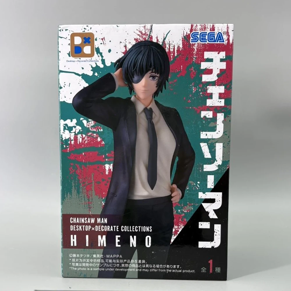 Disponibile Originale SEGA Chainsaw Man Himeno Desktop Decorare Collezioni Genuino Action Figure Anime PVC Modello Giocattoli Da Collezione
