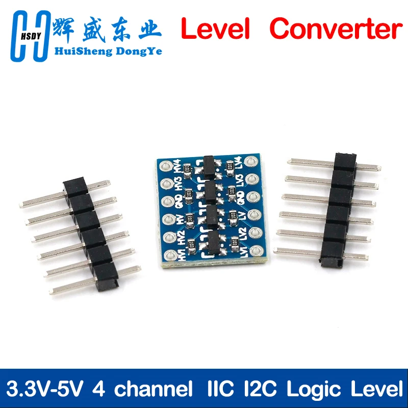 4-канальный-логический-переключатель-уровня-iic-i2c-двунаправленный-модуль-безопасные-шаги-вниз-преобразователь-уровня-от-3-В-до-5-В-для-arduino