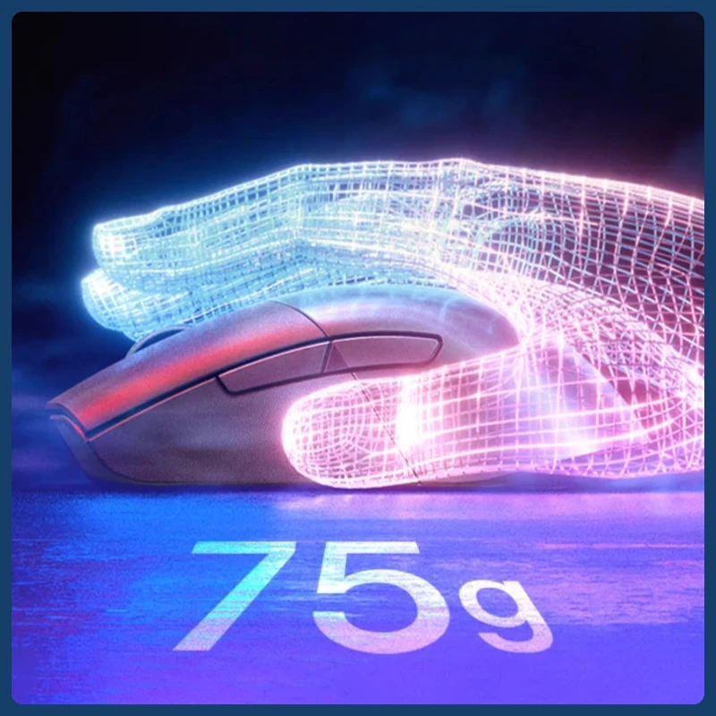 Wireless RGB Gaming Mouse - 36000 DPI Adjustable 2.4G  Triple Mode Macro Customization Ergonomic Design for PC Esports