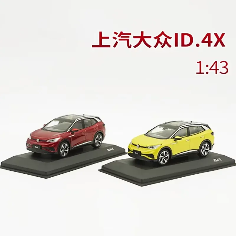 for ID.4X 1:43 Diecast Alloy SUV Model Realistic Simulation Static Display Collectible Gift Toy