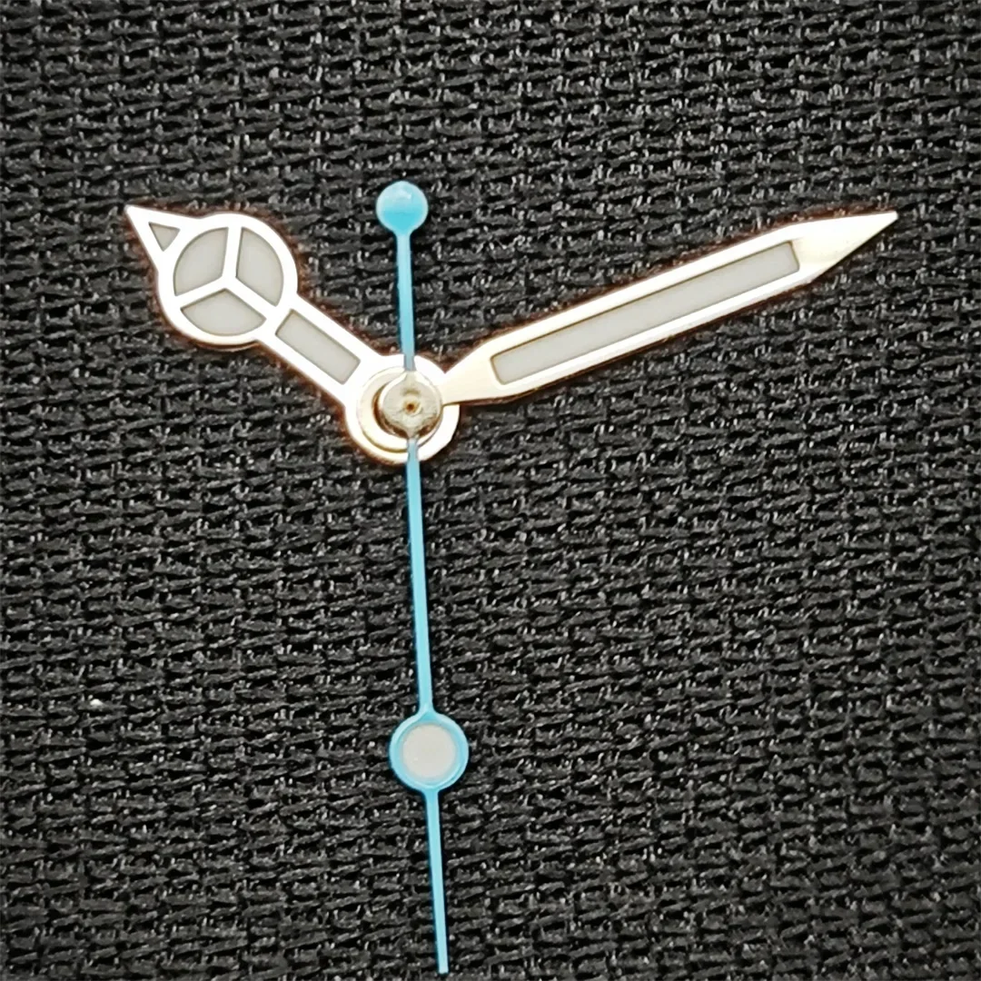 Watch Hands Blue/ Green Second Hand Blue Luminous Watch Accessories Fit for Pearl 2813 3804 Miyota 8205 8215 Mechanical Movement