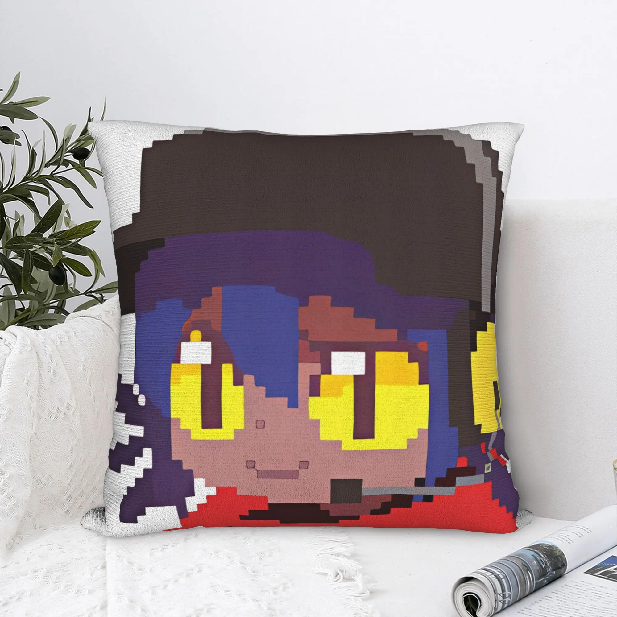 Pillow Case OneShot Niko Pixel Meme Print  Pillow Cover For Living Room Sofa Vintage Pillowcases