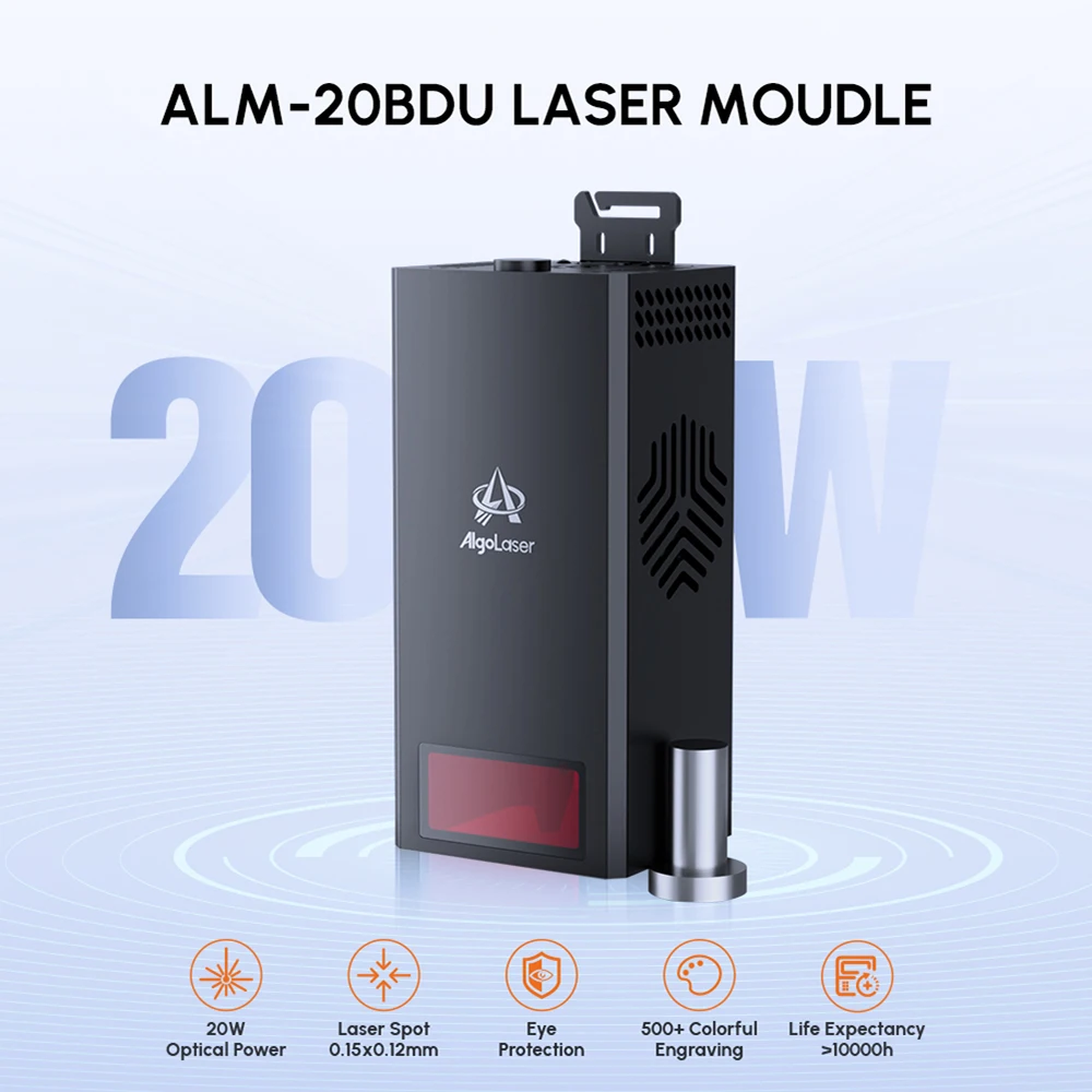 

Algolaser 10W/20W Laser Module For DIY KIT/Alpha Laser Engraver Cutter Powerful Upgrade Replace Laser Head Accessories Tools