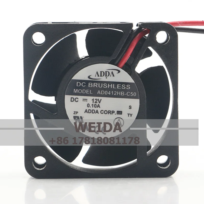 Original ADDA AD0412HB-C50 DC12V 0.10A monitoring video recorder dual ball quiet cooling fan