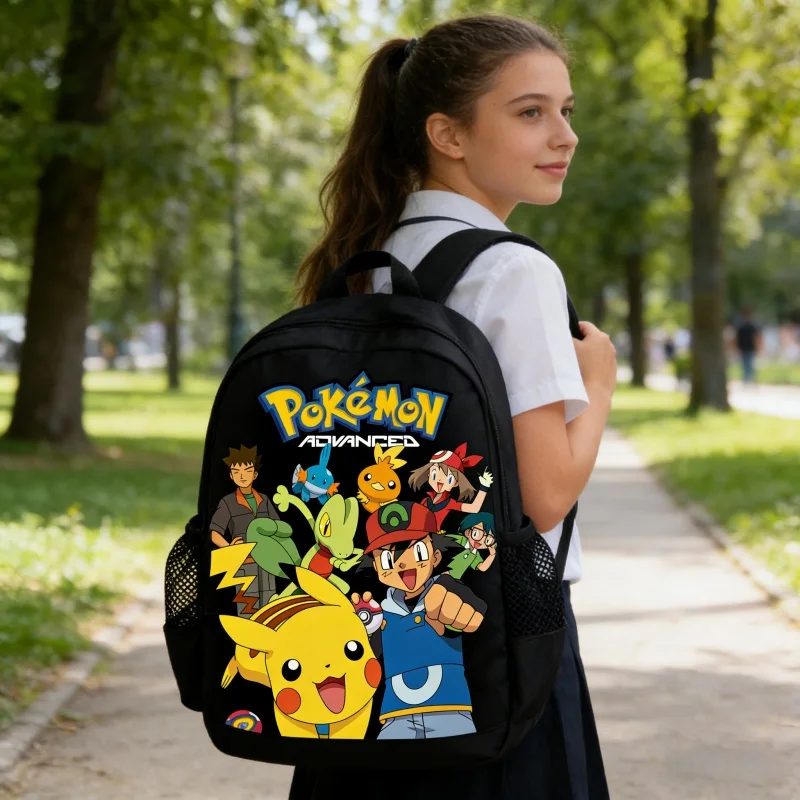 Mochila Pikachu Pokémon Go, mochilas escolares para niños, mochilas ortopédicas de dibujos animados, mochilas escolares para niños, Mochila Infantil