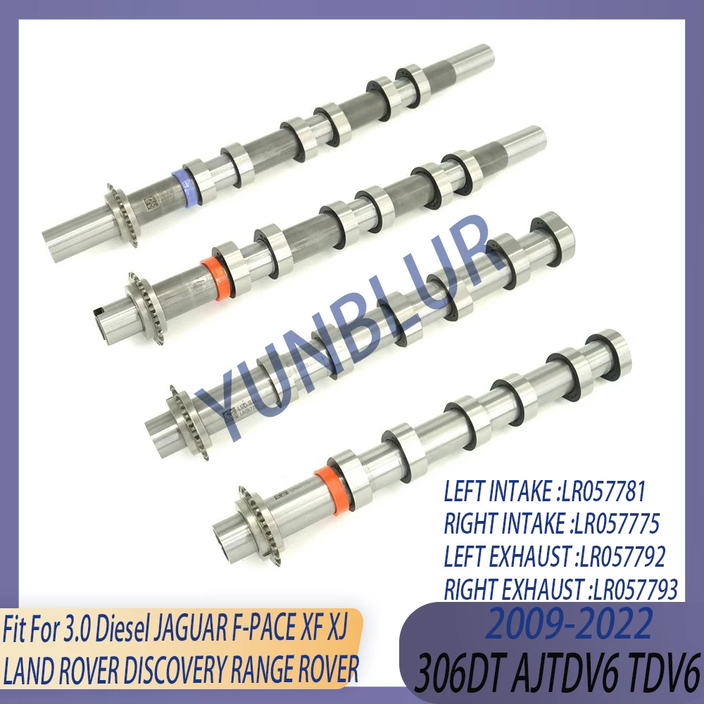 

1pcs Engine Right Left Intake Exhaust Camshaft Fit 09-22 3.0 L 306DT Diesel For JAGUAR XF XJ LAND ROVER DISCOVERY RANGE ROVER