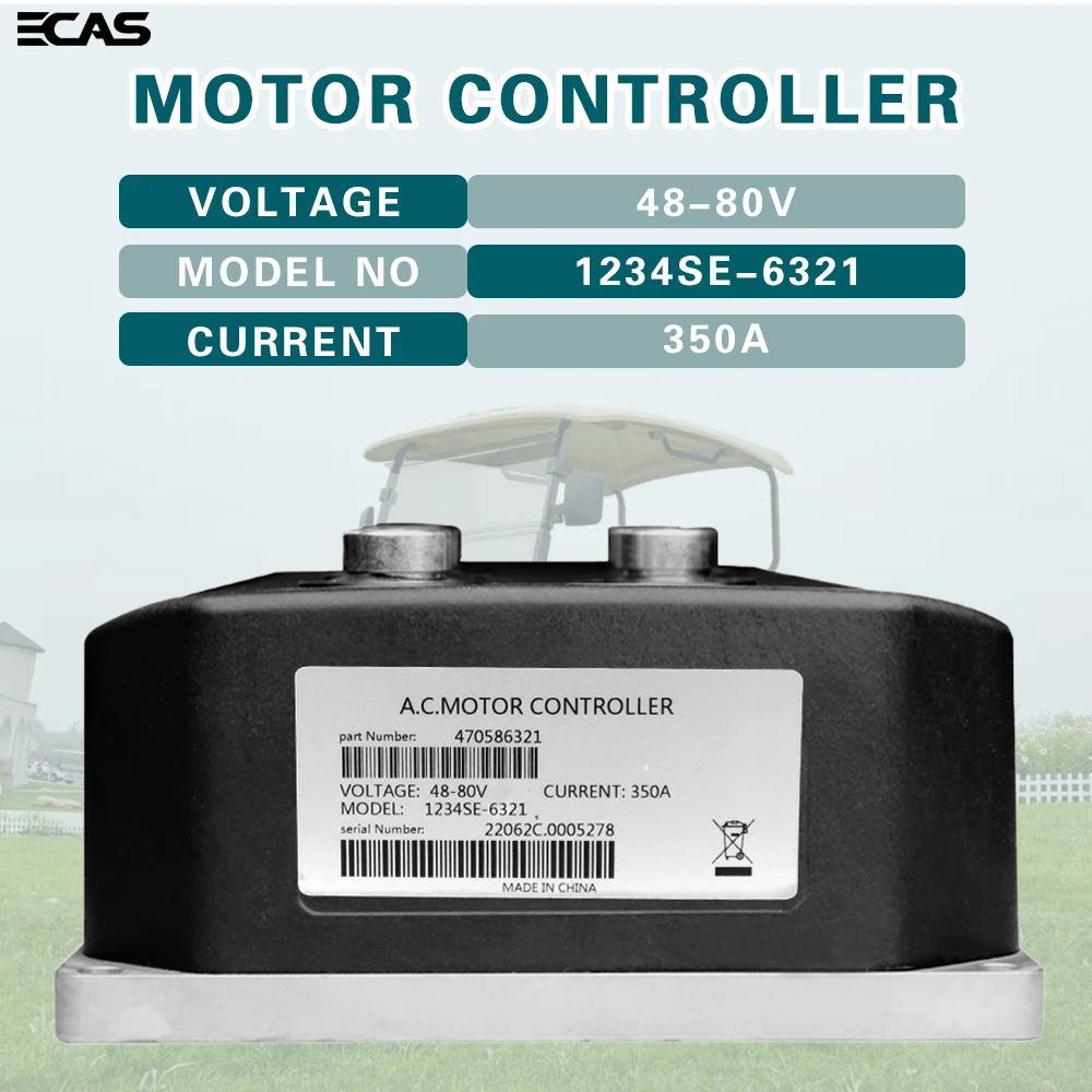 

48V 350A AC Motor Controller 1234SE-6321 for Curtis Material Handlin Equipment 48V AC Motor Controller For Forklift Golf cart