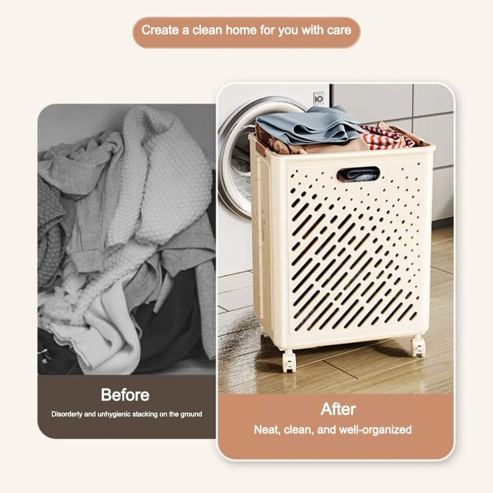 Toy Storage Basket Fold Laundry Hamper Hollow Storage Box Multi-Purpose High-Capacity Depository Rack Imitation Rattan Basket