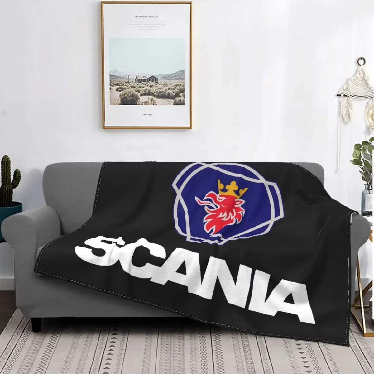 Sweden Saabs Scanias Blankets Fleece Winter Portable Lightweight Thin Throw Blanket for Bedding Travel Bedspread