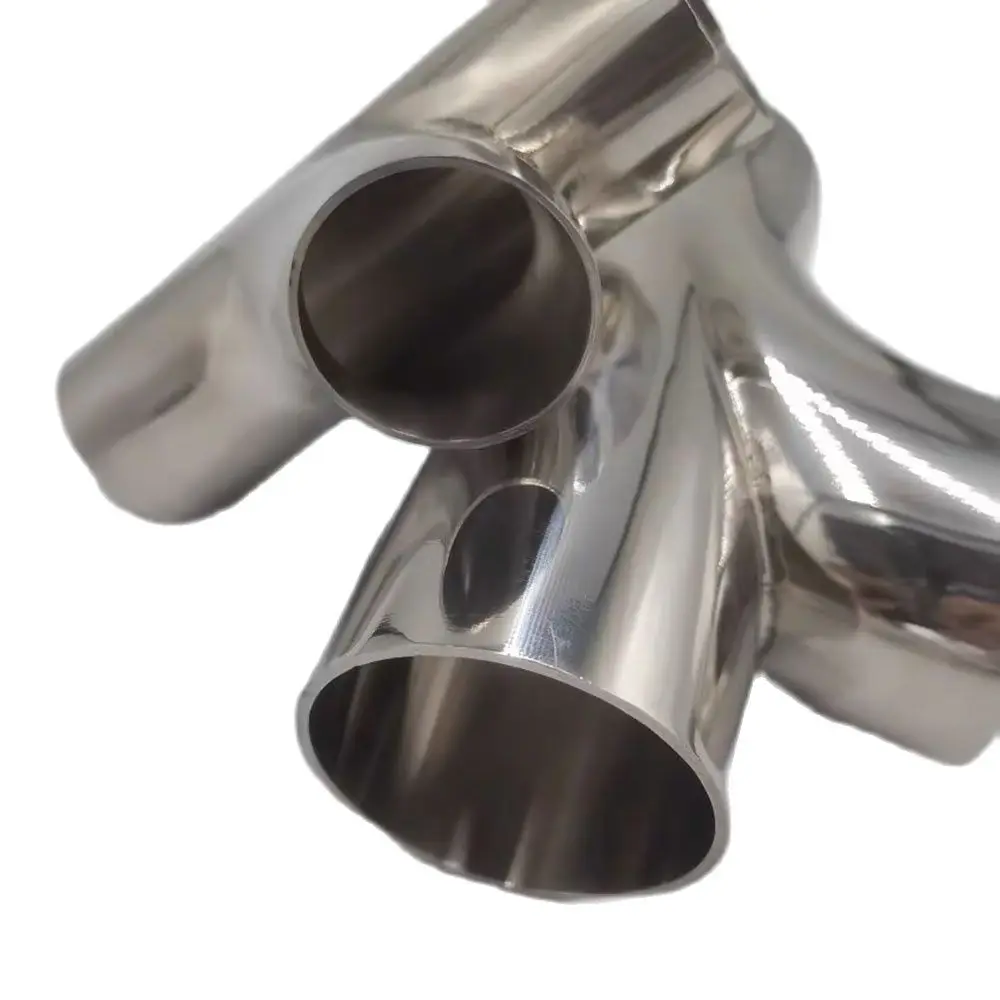 سيارات العادم الأنابيب مرفق الفولاذ المقاوم للصدأ متشعب الأنابيب الصحية الصف الصلب أنبوب 45 مللي متر 51 مللي متر 63 مللي متر 76 مللي متر