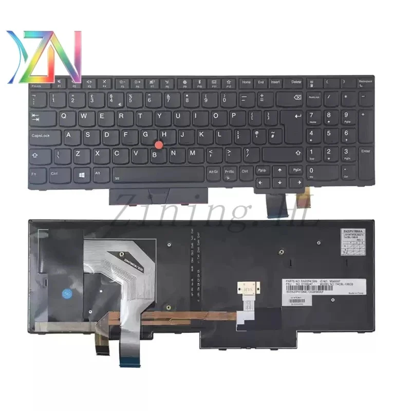  For Lenovo Thinkpad T570, T580, P51S and P52S with backlight Applicable to the original notebook keyboards