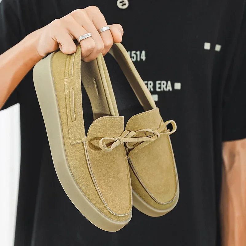 

Fashion Men Loafers Comfortable Breathable Flats Driving Shoes Man Casual Shoes Designer Non Slip Lazy Shoes Walking Shoes