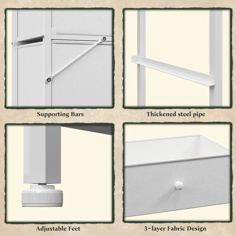 ตู้ลิ้นชักจัดระเบียบห้องนอน, ตู้ลิ้นชักผ้า, ตู้ลิ้นชักเก็บของ, โครงโลหะแข็งแรง, ท็อปไม้, ทางเข้าบ้าน, ข้างเตียง