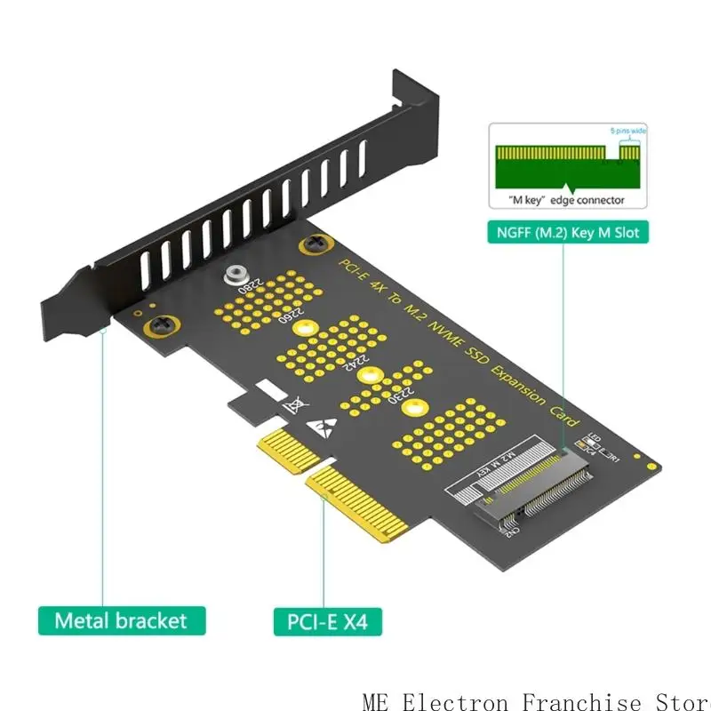 T5EA NVME a tarjeta adaptador PCIe 4x PCIe4.0 PCIE3.0 Tarjeta expansión disco sólido para escritorio