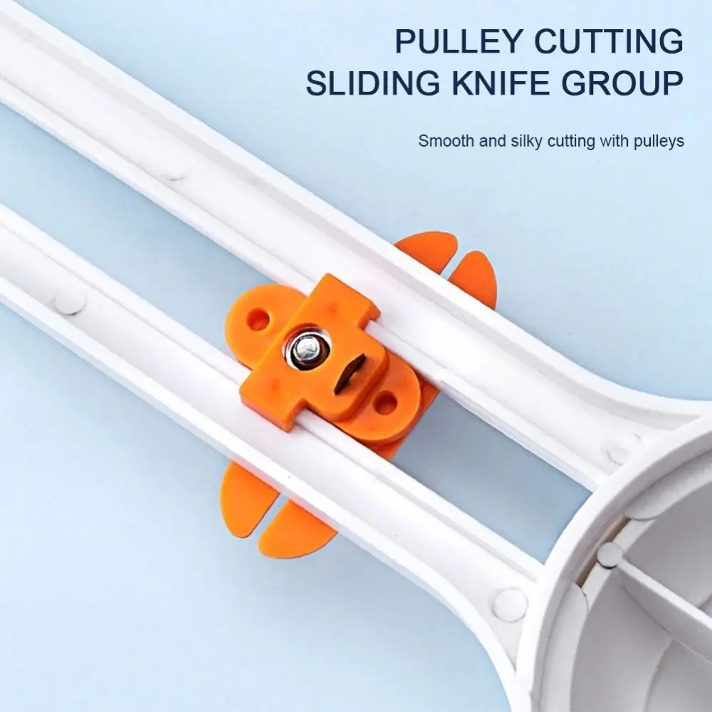 Paper Card Photo Circular Paper Cutter Safe Cute Kitty 360° Rotary Circle Cutter DIY Crafts Round Cutting Tool Cardstock