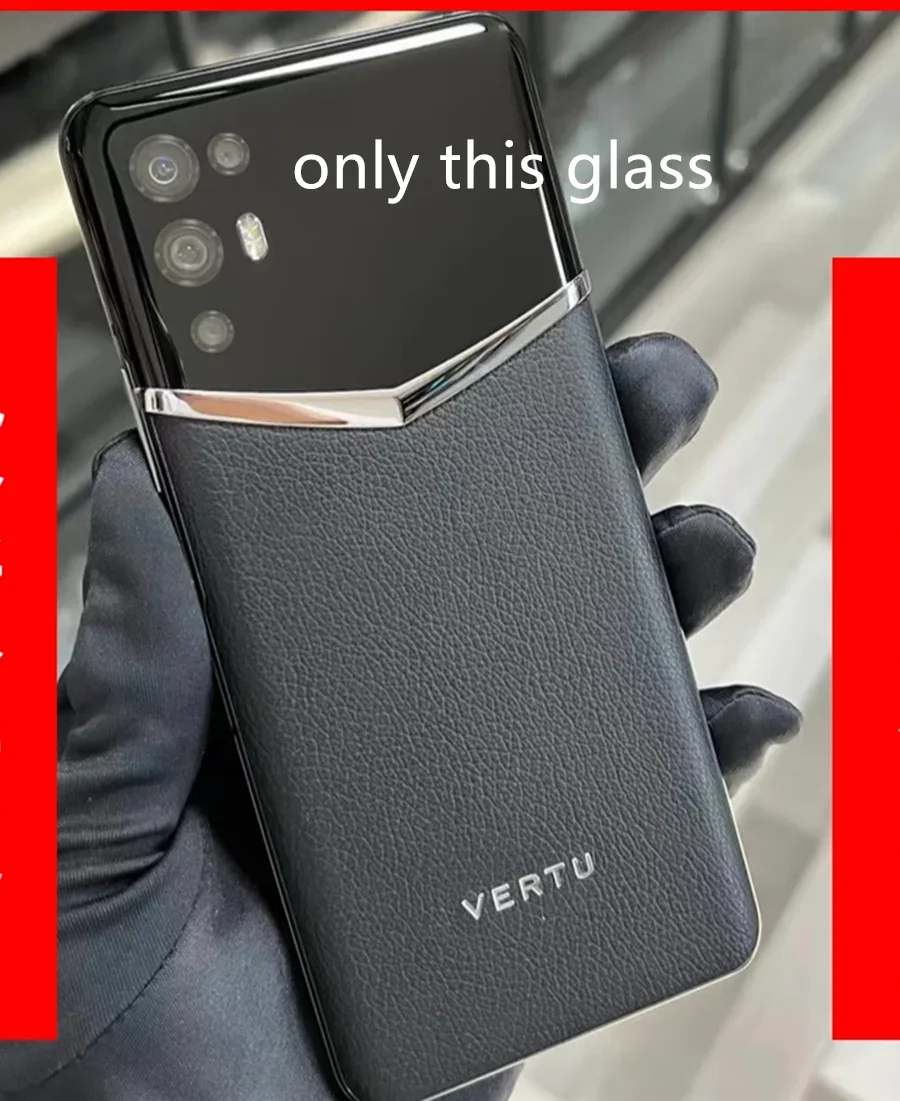 IVERTU-Lente de cámara de cristal trasero, cubierta trasera, VTL-202101 VERTU, 5G