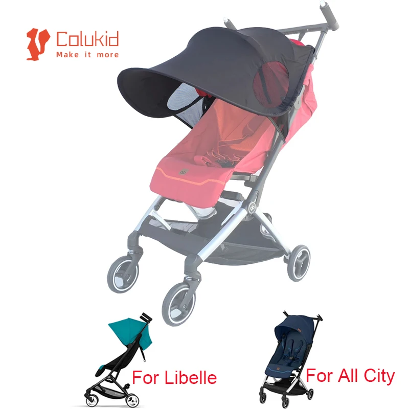 

COLU KID® Baby Stroller Accessories Sun shade Sun Visor Extend Canopy Cover for Cybex Libelle and gb POCKIT+ All City