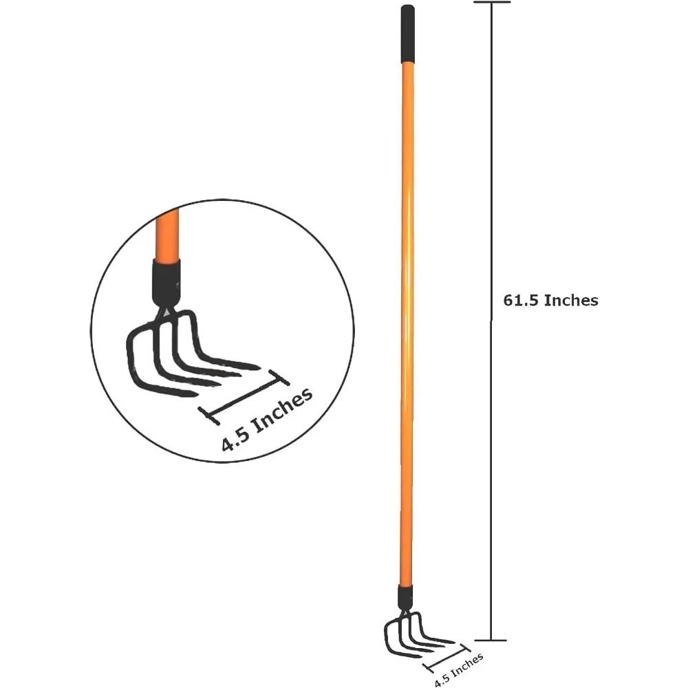 مزارع الحدائق (6 عبوات) شفرة يدوية قوية/زراعة شديدة التحمل للحفر #3