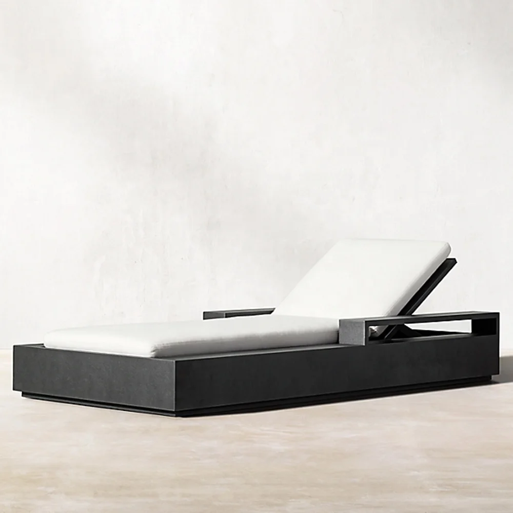 

Алюминиевый уличный шезлонг, роскошный шезлонг, вилла, бассейн