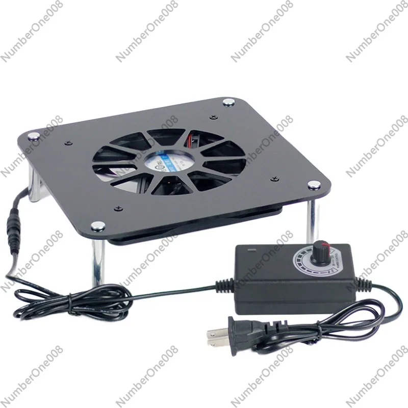 AX3pro Router Cooling Fan Mac Mini Radiator, Mini Micro Host Cooling Bracket