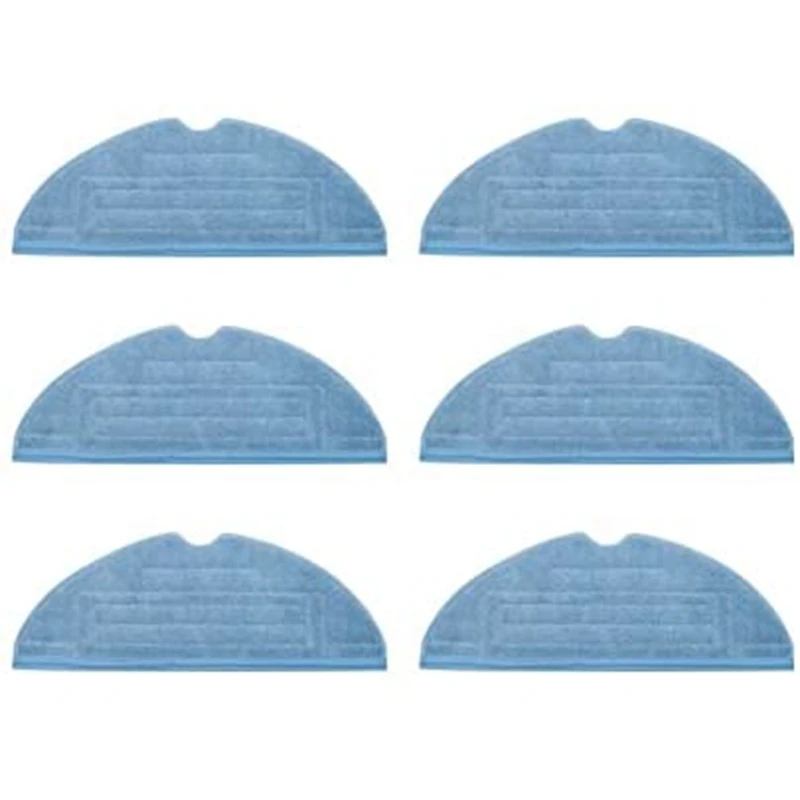 Roborock用の再利用可能なモップ交換パッド,硬い床布,マイクロファイバー,t7s,t7s plus,s7,6個