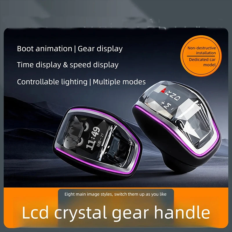 LED 64 color Crystal Shift Knob For Toyota Camry/Corolla/Levin/Levin GT/ Venza/Highlander/Harrier/Granvia Liquid LED Gear Head