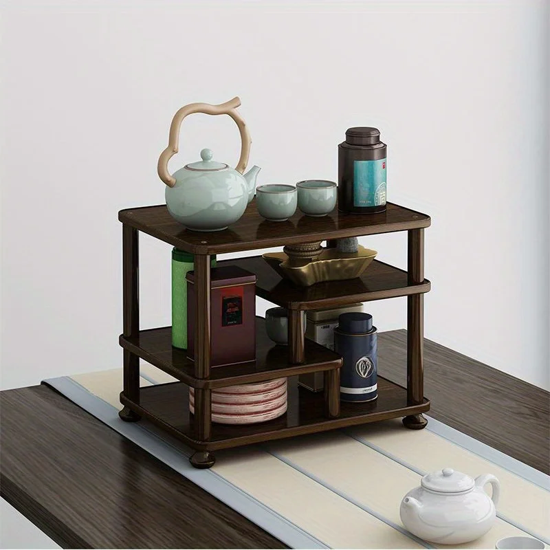 

Jewelry Storage Rack,Wooden Figurine Display Rack, Office Desktop Storage Rack, Mug Rack-Ideal for Office, Living Room & Bedroom