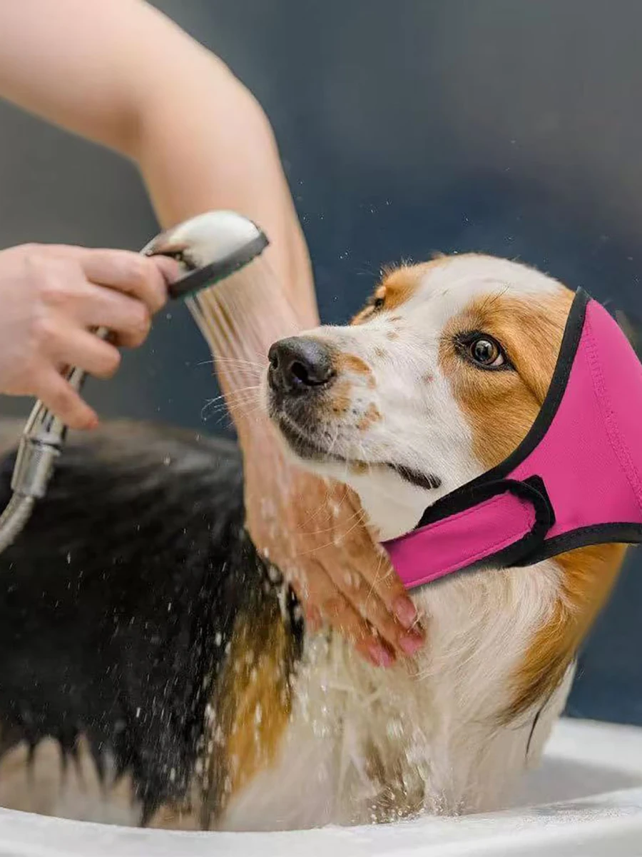 Warme Ohrenschützer für Hunde, beruhigende Hundekappe zur Lärmreduzierung, Kopfbedeckung für Haustiere, 1 Stück – Detail 1