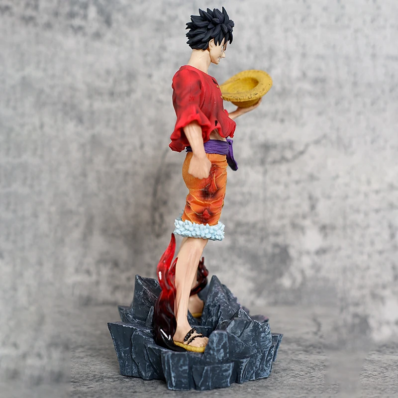 Anime One Piece Luffy Action Figure Monkey D Luffy Figuras Manga Figurine 24.5cm GK Statue Model Ornaments Toys Gift for Kids