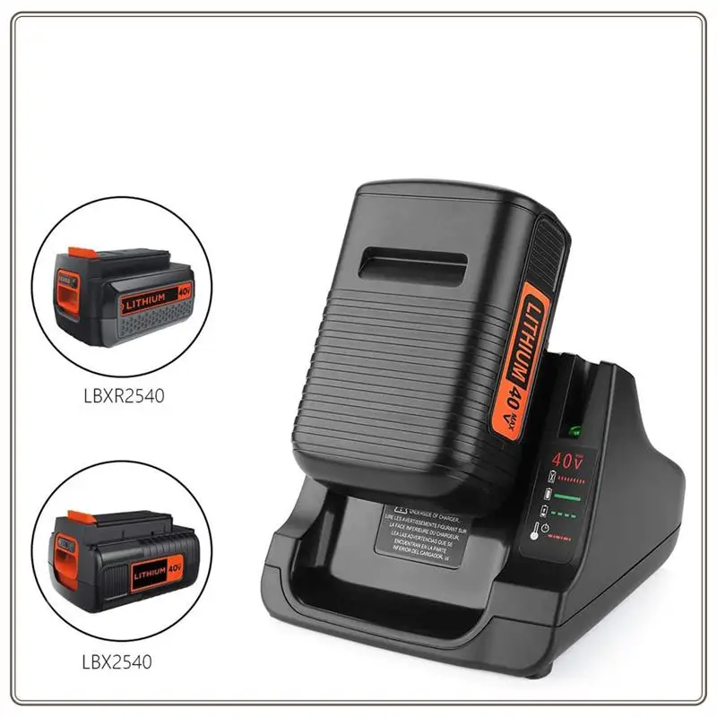 Reliable-For Black And Decker 40V Battery Charger LCS40 LCS36,For Black And Decker 36V 40V Battery LBX2040 LBXR36 LCS1240,For Bl