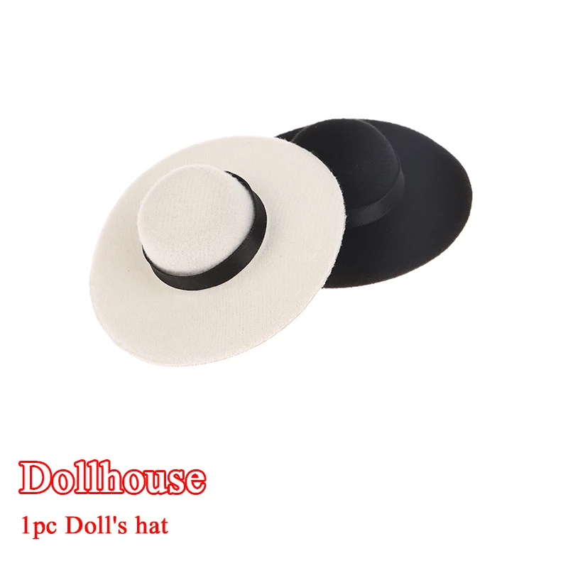 دمية أفضل قبعة مصغرة الحرفية القبعات ملابس دمى اكسسوارات دمية صغيرة DIY اللعب التظاهر اللعب لعبة لفتاة جمع الهدايا