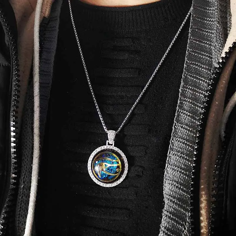 New Cubic Zirconia Orgone Chakra Healing Pendant Orgonite For Women Amulet Titanium Steel Sweater Necklace Novelty Gift