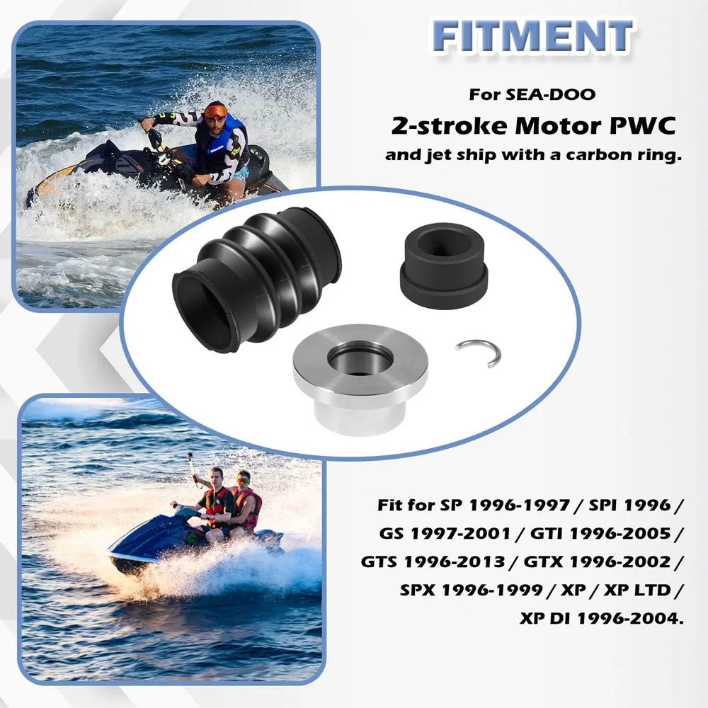 Carbon Seal Drive Line Rebuild Repair Kit for Sea Doo 1996-2007 SP SPX GTX GSX XP 717 720 787 2 stroke models 272000042