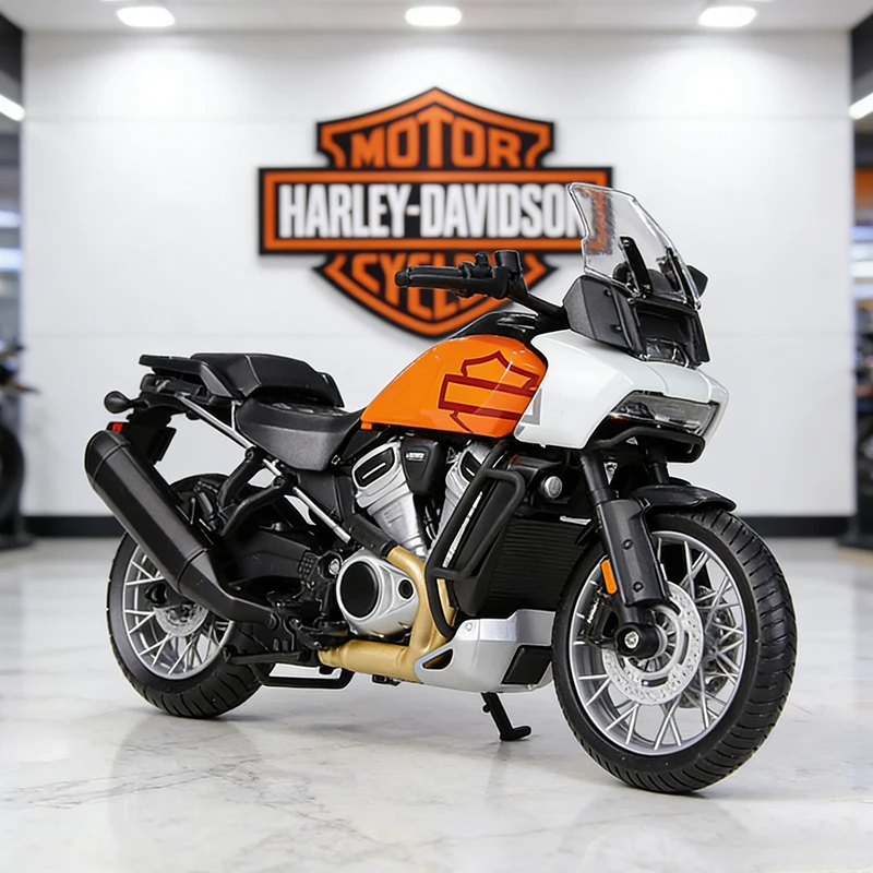 

Коллекционная модель мотоцикла Maisto 1/12 Harley Davidson Pan America 1250 2021 с амортизатором, внедорожная игрушка-машинка