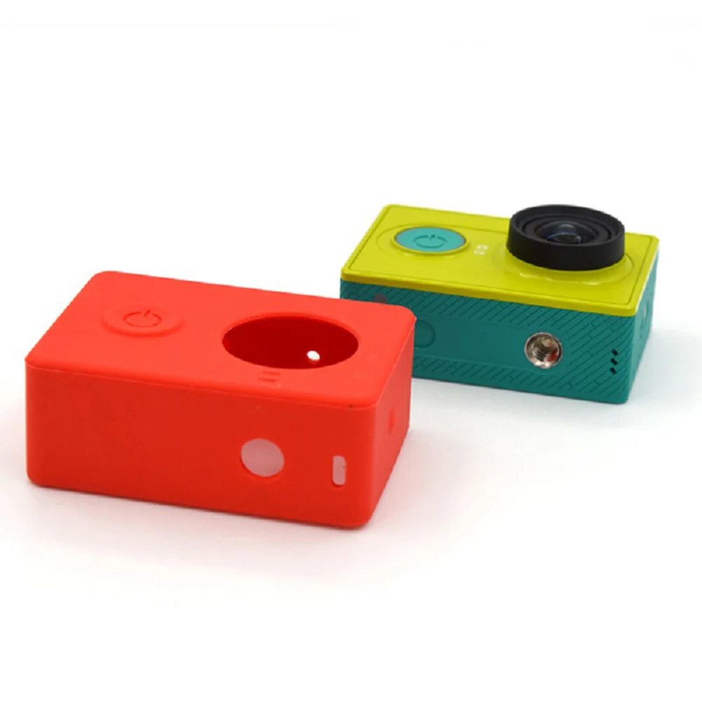 

Silicone Protective Case For 4K Camera Red Durable Dustproof Shockproof Anti-Slip Easy Install No Tools Cover Case For