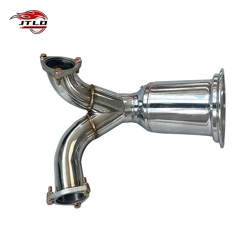 Professional High-Performance Stainless Steel Downpipe For Audi B9 B9.5 S4 S5 3.0T Turbo Back Exhaust System Upgrade