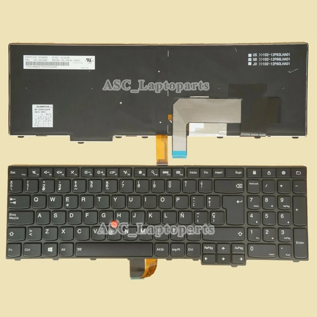 

Клавиатура с подсветкой для LENOVO IBM Thinkpad T540 T540P T550 T560 P50s W540 W541 W550 W550s E531 E540