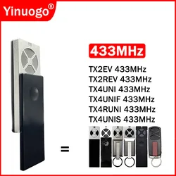 For TX2EV TX2REV TX4UNI TX4UNIF TX4UNIS TX4RUNI Garage Door / Gate Remote Control 433MHz Programming Learning Hand Transmitter