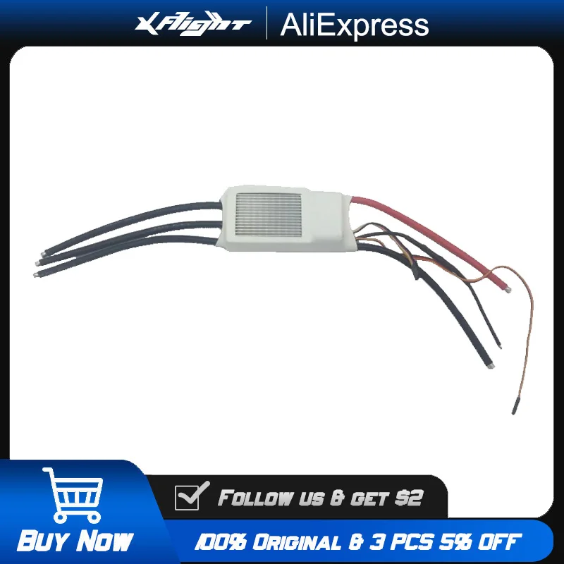 

XAERO 22S 200A High Voltage ESC, Waterproof Brushless Motor Controller for RC Jet/Heli, 84V 12-22S LiPo with Cooling Fan