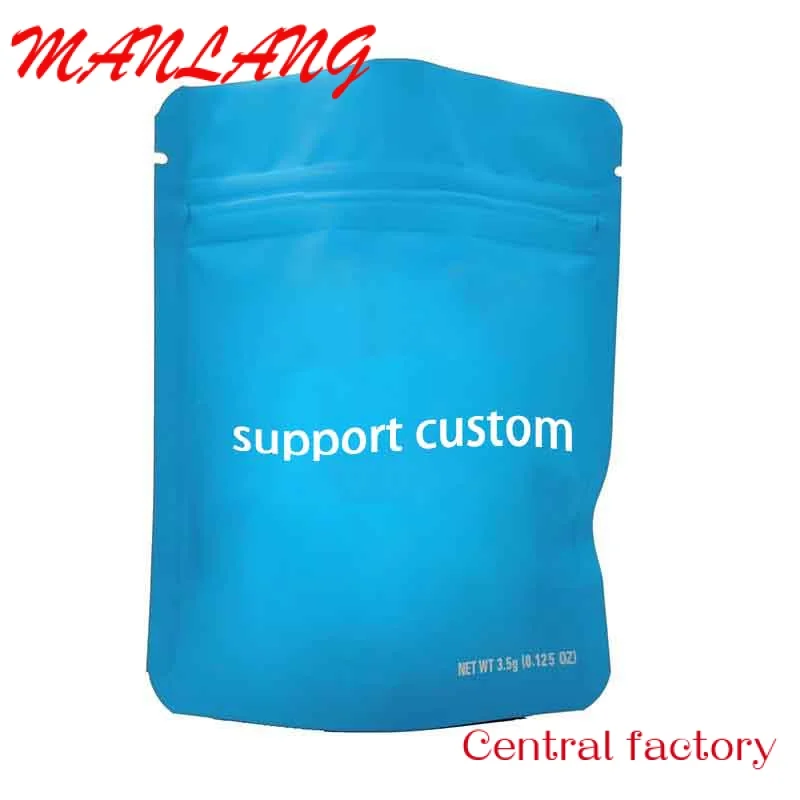 CustomReady to ship Resealable Smell Proof Ziplock Packaging Mylar Custom Printed Plastic Bag