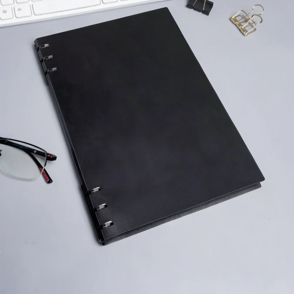 For For Mengjin Loose Leaf Notebook Durable Binder Planner Detachable Ring Journal School Office Writing Stationery Pad