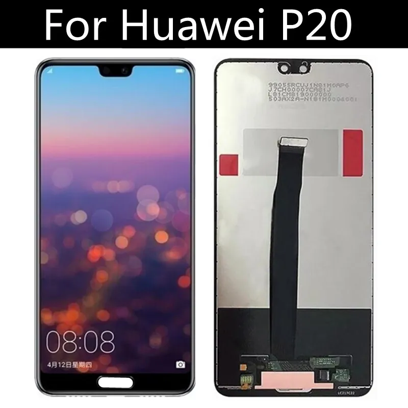 For Huawei P20 LCD Display +Touch Screen Digitizer Assembly Replacement for Huawei EML-L09 EML-L22 EML-L29 EML-AL00 LCD Screen