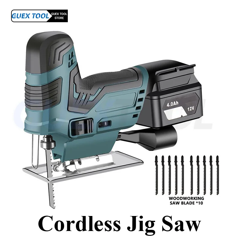 

Бесщеточный электрический лобзик с пильным полотном, аккумуляторная цилиндрическая ручка, портативный плотницкий электроинструмент, перезаряжаемая лесозаготовительная пила ﻿