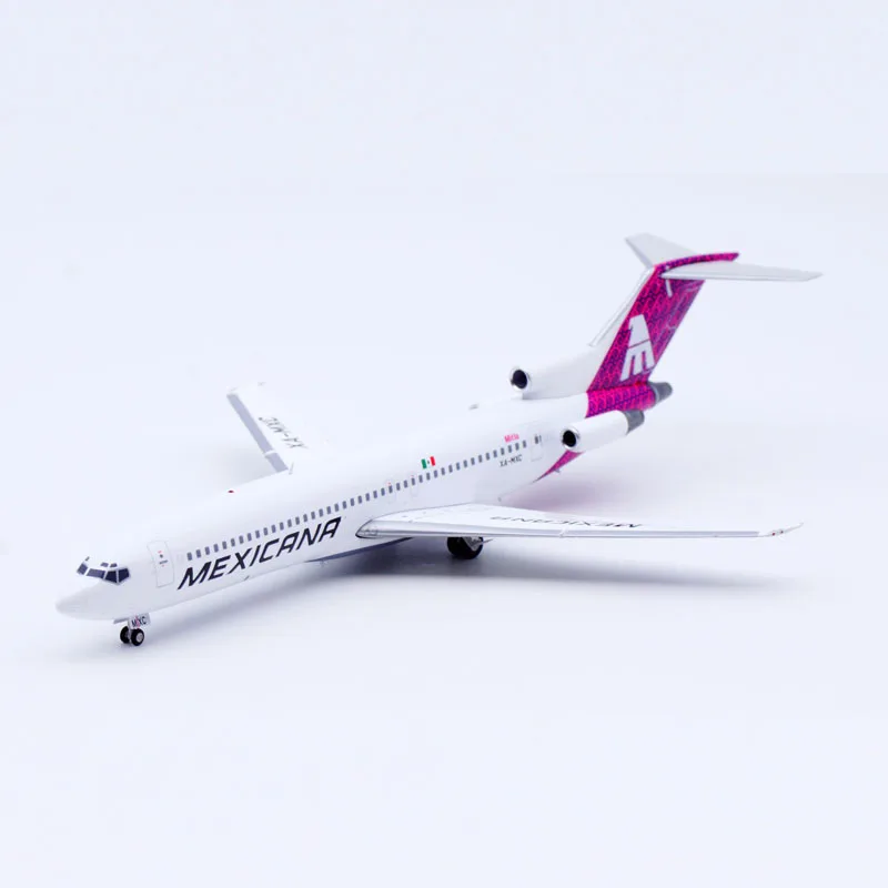 LH2394 合金グッズ飛行機ギフト JC ウィング 1:200 メキシカ航空ボーイング B727-200 ダイキャスト航空機モデル XA-MXC スタンド付き